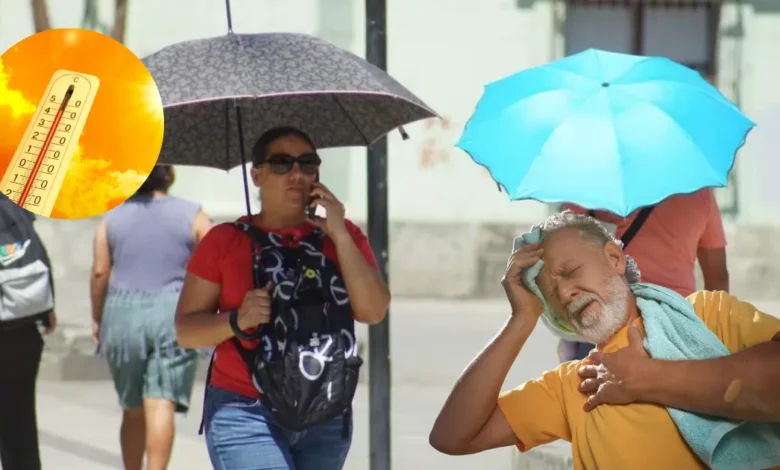 Protección Civil de Veracruz alerta por temperaturas extremas superiores a los 39°C por el paso de la canícula (Fotos El Universal y Canva)
