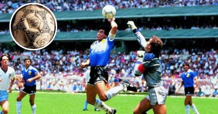 El balón de Diego Maradona en el Mundial de 1986 alcanza los 3.35 millones de dólares (Fotos Redes Sociales)