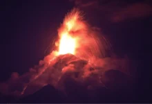 Erupción del volcán de Fuego (Foto de internet)