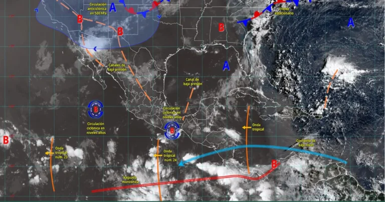 lluvias muy fuertes y calor extremo marcarán el clima en gran parte de méxico este miércoles