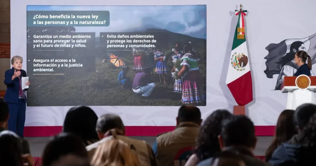 Presidenta Claudia Sheinbaum envía a la Cámara de Diputados iniciativa de Ley General de Protección Ecológica y Justicia Ambiental