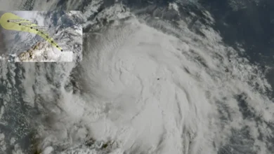 Pronóstico meteorológico alerta por impacto de ondas tropicales y fuertes lluvias en México (Fotos Redes Sociales)