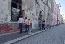 desalojan antiguo ex convento de san agustín en el centro histórico de veracruz