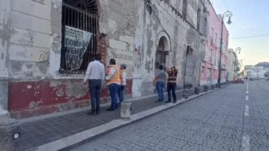 desalojan antiguo ex convento de san agustín en el centro histórico de veracruz