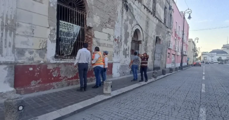 desalojan antiguo ex convento de san agustín en el centro histórico de veracruz