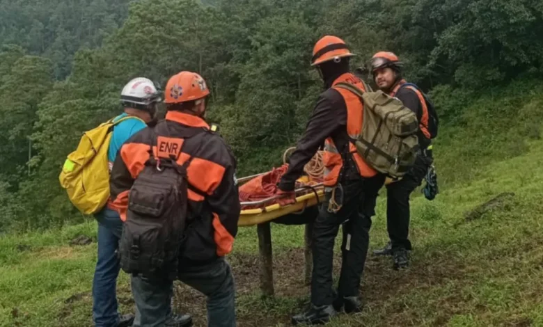 hombre hallado sin vida en las minas, veracruz