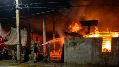 incendio de vivienda en gutiérrez zamora