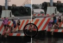 video corredora cayó al mar en veracruz antes de participar en una carrera