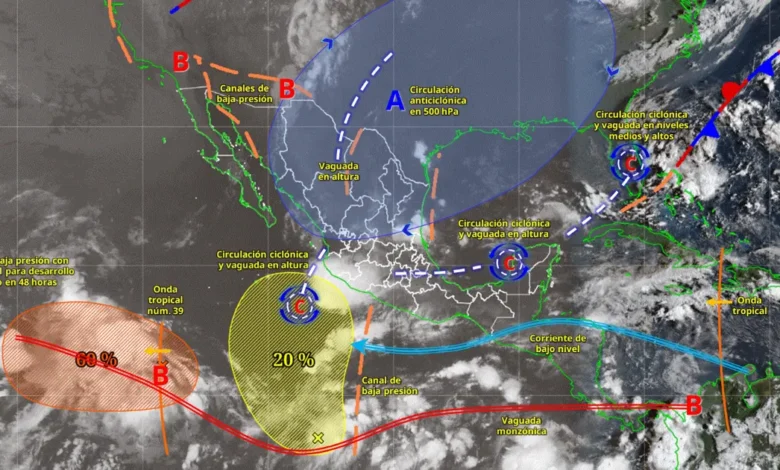 clima en méxico hoy lluvias intensas en 4 estados