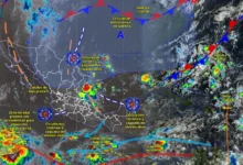 el pronóstico nacional contempla lluvias intensas, fuertes rachas de viento y temperaturas de hasta 45 °c este 17 de septiembre.