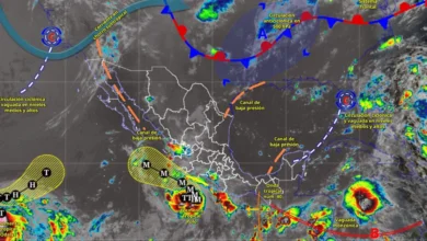 Pronóstico del clima: tormenta tropical “Polo” genera lluvias puntuales (Imagen de Conagua)