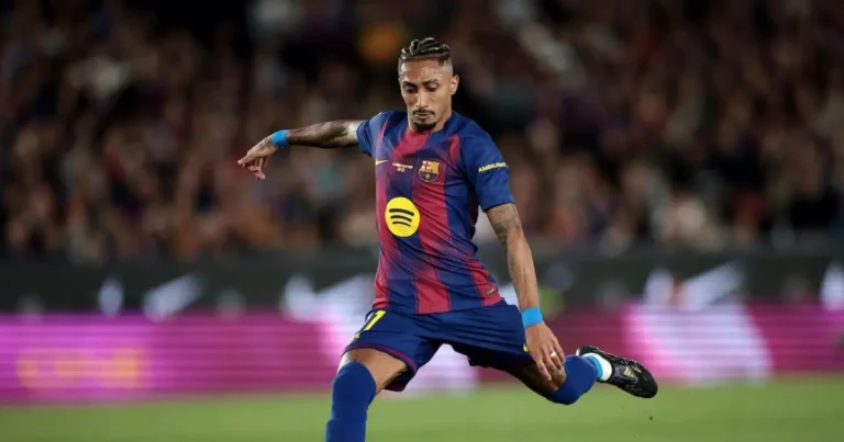 ¿Dónde ver la LaLiga? Raphinha al firmar triplete es comparado (Foto de internet)