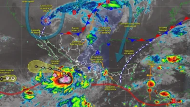 Pronóstico del Tiempo Hoy en México: llegada de huracán Rachel y frente frío (Imagen de Conagua)