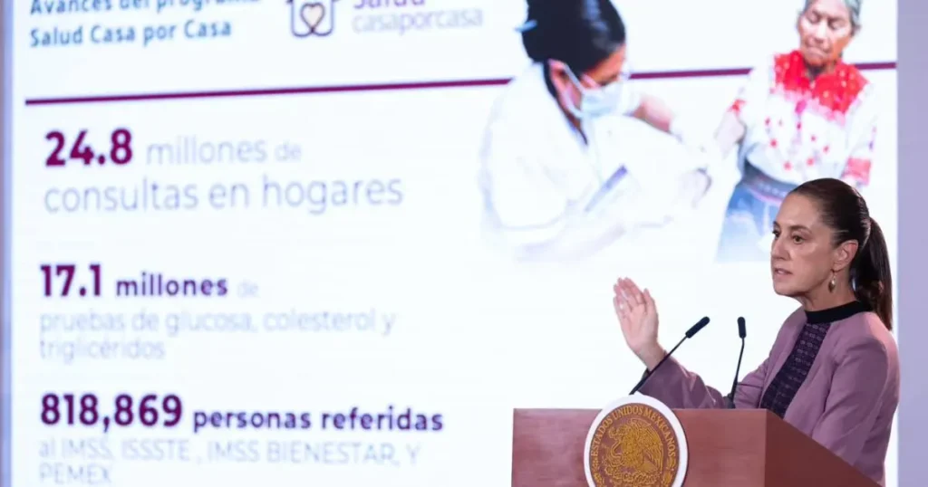 Estamos revirtiendo 36 años de abandono en la salud: Claudia Sheinbaum