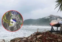 huracán polo mantiene categoría 5 y provoca lluvias en el pacífico
