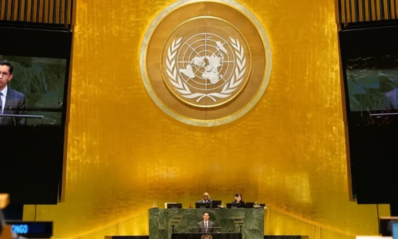 video roberto velasco habla en la onu tras dichos de trump sobre méxico y la violencia