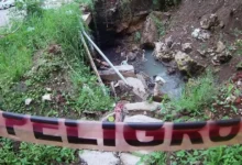 alertan riesgo de colapso por drenaje a cielo abierto en xalapa