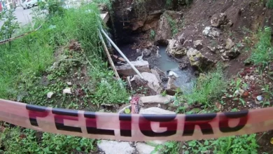 alertan riesgo de colapso por drenaje a cielo abierto en xalapa