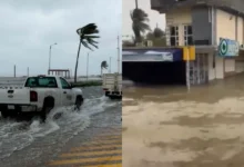 Hasta 10 decesos e inundaciones en Veracruz por efectos del frente frío 2 (Fotos de redes sociales)