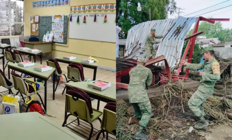 Suspenden clases en Veracruz, en marcha operativo en zona norte (Fotos de internet)