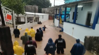 Evacuaciones en el sur de Veracruz por aumento del río Uxpanapa (Foto de internet)