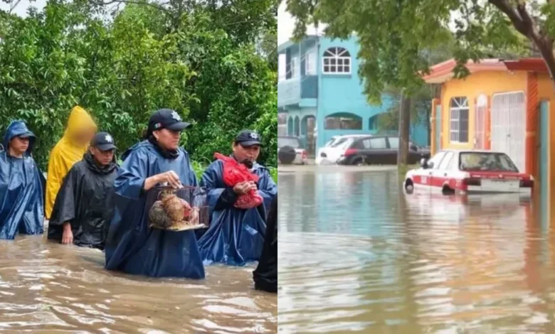 Inundaciones en Veracruz dejan 11 personas fallecidas (Fotos de internet)