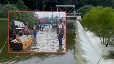 Desfogue de la presa Canseco motiva desalojo, estragos de lluvias en Veracruz (Fotos de internet)