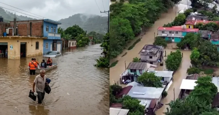 Seis municipios más afectados por lluvias de frente frío 2 (Fotos de internet)