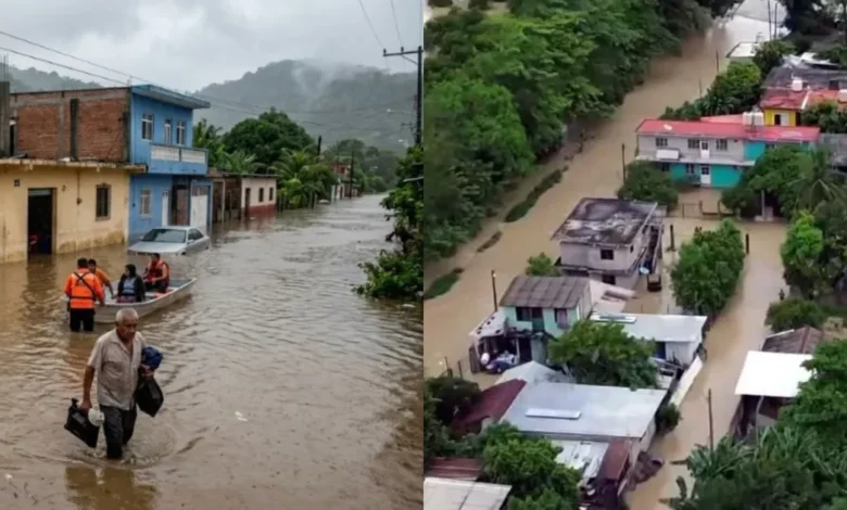 Seis municipios más afectados por lluvias de frente frío 2 (Fotos de internet)