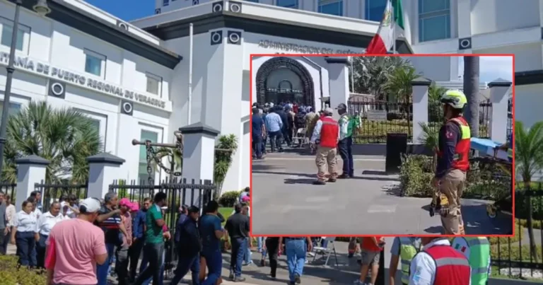 Falsa alarma en Veracruz obliga a evacuar a 160 personas (Fotos de redes sociales)