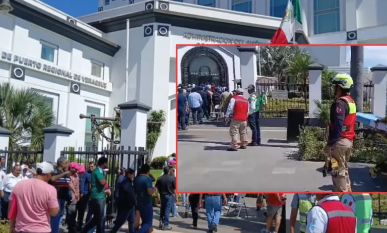 Falsa alarma en Veracruz obliga a evacuar a 160 personas (Fotos de redes sociales)