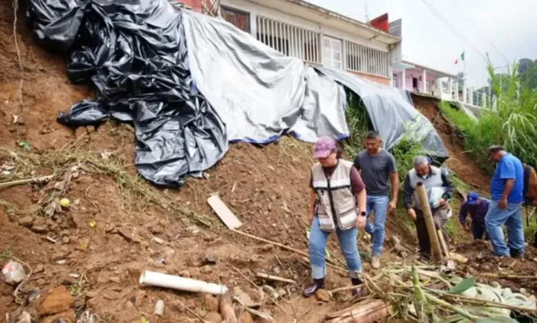 lluvias en veracruz dejan un muerto y daños