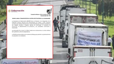 SEGOB llama a transportistas a evitar afectaciones a la ciudadanía (Foto de redes sociales)
