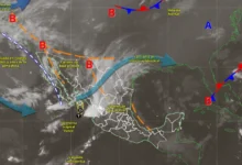 Clima hoy: canales de baja presión generarán lluvias fuertes en estos estados (Imagen de Conagua)