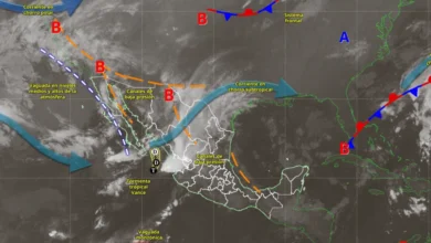 Clima hoy: canales de baja presión generarán lluvias fuertes en estos estados (Imagen de Conagua)