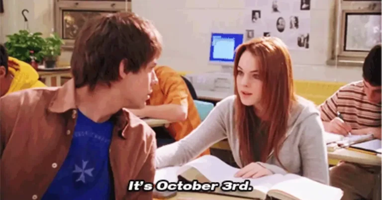 lindsay lohan recrea escena de mean girls por el 3 de octubre