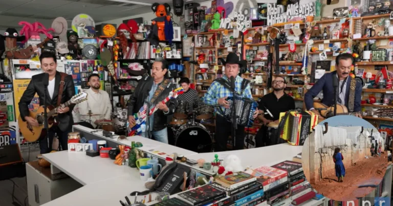 Los Tigres del Norte alzan la voz por los migrantes en su emotivo Tiny Desk (Fotos Tini Desk de NPR)