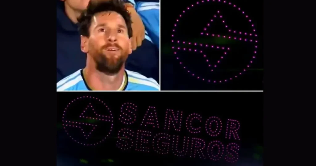 show de drones en la despedida de messi así fue el homenaje en el monumental (1)